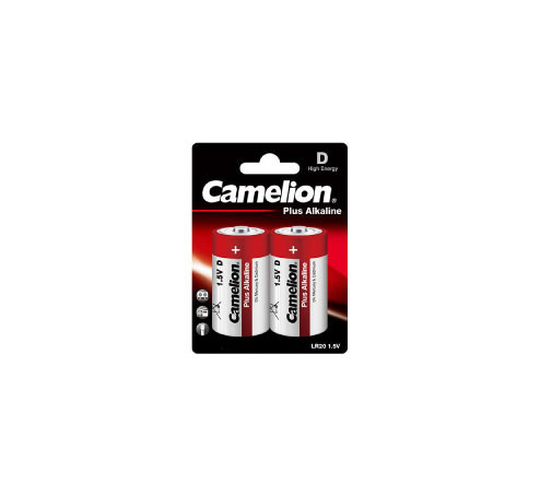 0004 Camelion Plus Alkaline D ელემენტი, 2ც შეკვრა LR20-BP2 – 4260033150004 — ელემენტები და ბატარეები